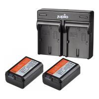 Jupio Twin Rechargeable Sony NP-FW50 Charger Kit