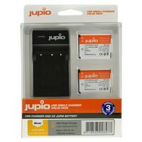 Jupio Rechargeable Nikon EN-EL19 Charger Kit