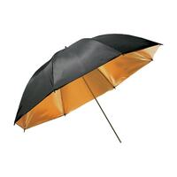 Umbrella Reflector – Black and Gold 110 cm