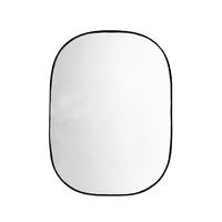 Collapsible Reflector – White and Silver 102 x 168 cm