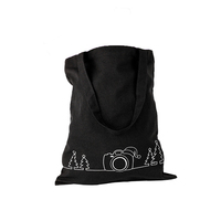 Black Christmas Tote & Gift Bag
