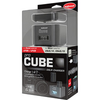 Hahnel ProCube Twin Charger for Canon & Nikon and AA Batteries