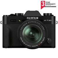 Fujifilm X-T30 + XF 18-55mm f/2.8-4 R LM OIS Lens - Black