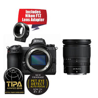 Nikon Z6 + 24-70mm f/4 Lens + FTZ Adapter