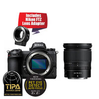 Nikon Z7 + 24-70mm f/4 Lens + FTZ Adapter
