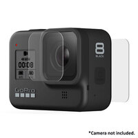 GoPro Tempered Glass Lens + Screen Protectors for GoPro HERO8