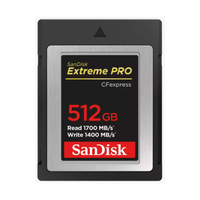 SanDisk Extreme Pro 512GB CFexpress Type B 1700MB/s Memory Card