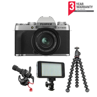 Fujifilm X-T200+XC15-45mm Silver Vlogging Kit