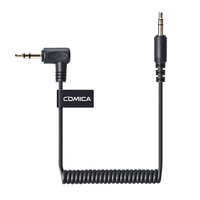 Comica 3.5mm TRS to TRS Coiled Audio Cable Adaptor