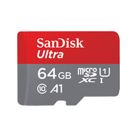 SanDisk Ultra 64GB microSDXC UHS-I 100MB/s Memory Card with No Adapter - V10