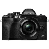 Olympus OM-D E-M10 IV Body + M.Zuiko 14-42mm III EZ Lens - Black