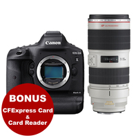Canon EOS 1DX III DSLR Camera – Body + EF 70-200mm F/2.8L IS III USM Lens