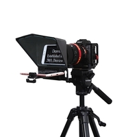 Desview T2 Broadcast Teleprompter compatible with smartphone, tablet for Mirrorless and DSLR shooting
