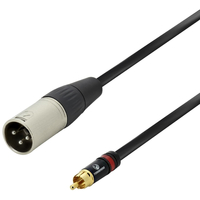Swamp 6m Line Level Cable - XLR(m) to RCA(m) Audio DJ Cable