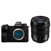 Panasonic Lumix S1H Body - Black + LUMIX S 20-60mm F/3.5-5.6 Compact Wide-Angle Standard Zoom Lens