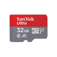 SanDisk 32GB Ultra UHS-I microSDHC Memory Card with Adapter