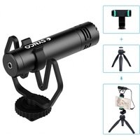 Synco Audio Mic-M1 Ultracompact Camera-Mount Shotgun Microphone with Phone Holder & Mini Tripod