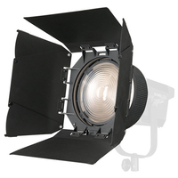 Nanlite Fresnel adaptor and Barn Doors for Forza 200, 300 and 500
