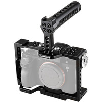 CAMVATE QR Camera Cage with Rosette Mount & Aluminium Handgrip for Sony Cameras