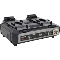 IDX System Technology VL-2000S Dual-Channel Simultaneous Charger with Power Supply - V-Mount
