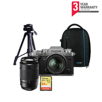 Fujifilm X-T4 Twin Kit with ATF Accessories - Silver Kit