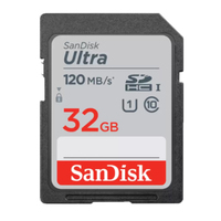 SanDisk 32GB Ultra UHS-I SDXC Memory Card – 120mb/s