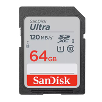SanDisk Ultra 64GB SDXC UHS-I 120MB/s Memory Card - V10