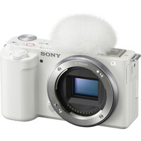 Sony Alpha ZV-E10 Camera Body - White 