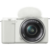 Sony ZV-E10 + 16-50mm PZ OSS Lens - White