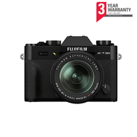 Fujifilm X-T30 II + XF 18-55mm f/2.8-4 R LM OIS Lens - Black