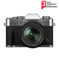 Fujifilm X-T30 II + XF 18-55mm f/2.8-4 R LM OIS Lens - Silver