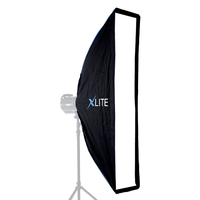Xlite 25cm x 100cm Pro Umbrella Strip Softbox + Grid & Mask for S-Type