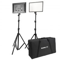 Nanlite Lumipad 25 Soft LED Panel Twin Kit w. Light Stands