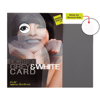 Danes-Picta GC1890 Grey & White Card - Large 8x10"