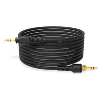 Rode 2.4m Black Headphone Cable - 3.5mm Connection with 1/4" Adaptor