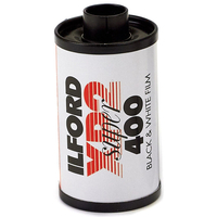 Ilford XP2 Super 400 Black & White 35mm Single Roll, 24 Exposure Film - Expired