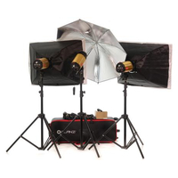 Glanz SDi250 3 Head 250Ws Studio Lighting Kit