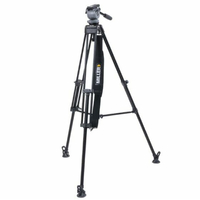 Miller 828 DS10 Alloy Tripod with 681 Pan Handle and Case