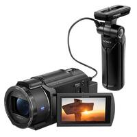 Sony Handycam FDRAX43A + GPVPT1 Remote Control Grip with Mini Tripod