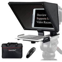 Desview T12 Teleprompter for Smartphone, Camcorder and DSLR