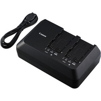 Canon Dual Battery Charger for EOS C300 II, C200, and C200B Batteries