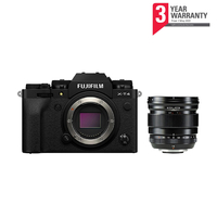 Fujifilm X-T4 Black + XF16mm F1.4 lens