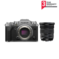 Fujifilm X-T4 Silver with XF10-24mm F4 R lens