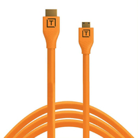 Tether Tools TetherPro HDMI Micro To HDMI 2.0 4.6m Orange