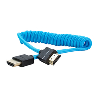 Kondor Blue Coiled Full HDMI Cable (30 to 60cm)