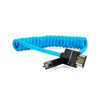 Kondor Blue Coiled Micro HDMI to Full HDMI (30 to 60cm)