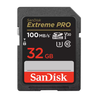 SanDisk Extreme Pro 32GB SDHC UHS-I 100MB/s Memory Card - V30