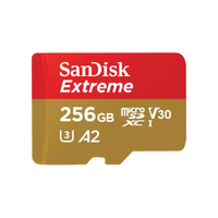 SanDisk Extreme 256GB microSDXC UHS-I 190MB/s Memory Card - V30
