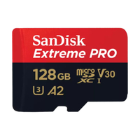 SanDisk Extreme Pro 128GB microSDXC UHS-I 200MB/s Memory Card - V30