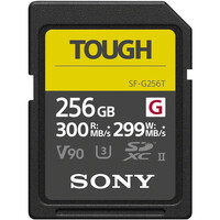 Sony Tough 256GB SDXC UHS-II 300MB/s Memory Card - V90